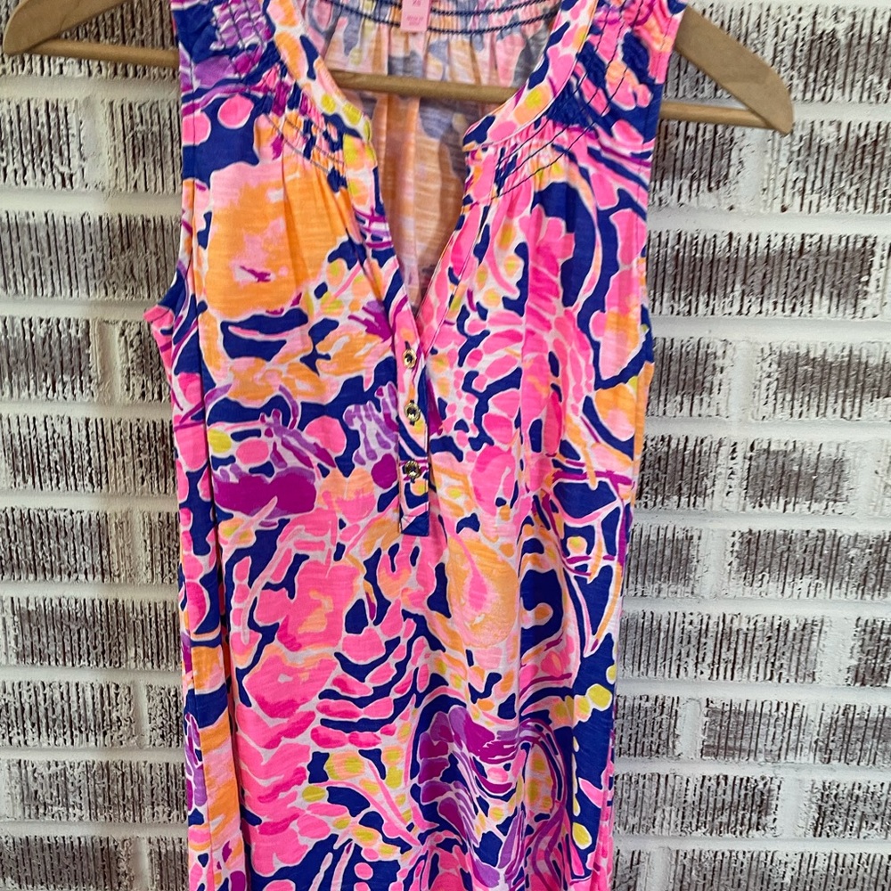 Lilly Pulitzer Essie Dress Catch and Release sz xs